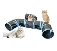 pour Chats, pour Chat | Jouets en Tube Interactif en Fourrure De Chat, Trou De Judas en Tube pour Animaux De Compagnie, Cachette Pliable pour Chatons Et Chiots