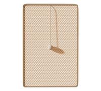 Pour chats - Tapis griffoir en fibre souple, système de roulement à billes intégré, panneau texturé naturel pour l'entretien des griffes, station de jeu active pour l'intérieur, solution de protection