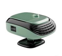 pour chauffage pour voiture 12V Rapide Désembuage Pare-brise(Green) | Chauffe rapide, élimine buée et givre, sécurité améliorée, idéal hiver glacial, usage quotidien