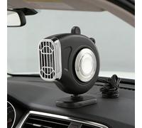 pour chauffage pour voiture Compact 11x12cm Désembuage Rapide ABS(Black 12V)