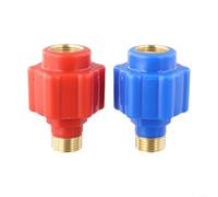 Pour chauffe-eau électrique mural anti-fuite avec construction résistante au feu pour réduire les risques et améliorer la sécurité dans les installations de plomberie d'eau (2 produits rouge + bleu)