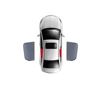 pour Chery pour Omoda 5 C5 FX E5 2022-2024 Pare-Soleil Magnétique Rideau Pare-Brise Avant Fenêtre Latérale Arrière Pare-Soleil Visière Protection Vitre Voituresoleil(2PCS Rear)