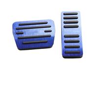 pour Chery Tiggo 7, 8, 2, 3X, 4, Pro, Max, Plus (2017-2023) : Couvre-pédales d'accélérateur et de Frein avec revêtement antidérapant (Bleu AT)