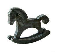 pour cheval de pour troie Sculpté Ornement Bureau pour cheval(black)