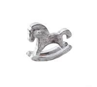pour cheval de pour troie Sculpté Ornement Bureau pour cheval(white)