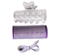 pour cheveux chauds - pour cheveux chauffés USB - fanatiques de cheveux portables auto-adhésifs, outils de coiffage de frisage de cheveux, obtiennent facilement des boucles parfaites