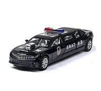 pour Chevrolet Hornet Camaro 1 32 Alliage Modèle De Voiture De Police Son Et Lumière Retirer Enfants Jouet Véhicule(Noir)