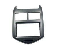 pour Chevrolet pour Aveo pour Sonic 2011 2012 2013 2014 2015 2 DIN 7 Pouces Voiture Façades Stéréo Panneau Radio Cadre Audio Tableau De Bord Kit MENSUNUBNM(Gray)