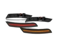 Pour Chevrolet Pour Camaro 2016-2021 Feux Position Latéraux Jaune Rouge 4 Pièces Lampe De Garde-boue Avant Et Arrière LED Accessoires De Voiture D'indicateur De Miroir D'aile(Yellow and Red)