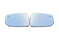 Pour Chevrolet Pour Chevy Pour Malibu 2016-2021 Rétroviseur Voiture Lentille Verre Avec Assistance Distance Détection D'angle Mort Glace Rétroviseur(Left and Right)
