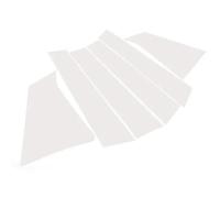 Pour Chevrolet Pour Malibu 2016-2024 Lot De 6 Autocollants Chromés Argentés Pour Garniture De Fenêtre Et Porte Latérale