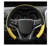 pour Chevrolet pour Malibu Captiva pour Orlando Housse Volant Antidérapante Tressée Housse de Volant de Voiture(Yellow)