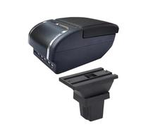 Pour Chevrolet Pour Trax Pour Tracker Voiture Accoudoir Boîte De Rangement Accessoires Coffre rangement accoudoir(E ligne noire 9USB)