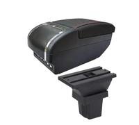 Pour Chevrolet Pour Trax Pour Tracker Voiture Accoudoir Boîte De Rangement Accessoires Coffre rangement accoudoir(E ligne rouge 9USB)