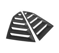 Pour Chevy Pour Camaro 2016 2017 2018-2022 ABS Plastique Fenêtre Arrière Quart Persienne Couvercle Scoop Garniture Ventilation Latérale Becquet Latéral(Carbon Look)