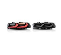 Pour Chevy Pour Camaro Pour Corvette Pour Feu Arrière Style C8 Feu Arrière Séquentiel 5th Gen Feu Arrière Feu Arrière 2014 2015 Feux Arrière Freinage Voiture(2PCS Smoke)