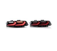 Pour Chevy Pour Camaro Pour Corvette Pour Feu Arrière Style C8 Feu Arrière Séquentiel 5th Gen Feu Arrière Feu Arrière 2014 2015 Feux Arrière Freinage Voiture(2PCS Red)