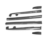 pour Chevy pour Corvette C6 Modèle Base Kit Carrosserie Panneau Bascule | Jupe Latérale Voiture Pour 2005 2006 2007 2008 2009 2010 2011 2012 2013 6 Jupes Latérales(Carbon Look)