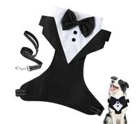 pour Chien pour Petits Chiens, Tenue de Mariage pour Chien,Tenue de Mariage avec nœud Papillon et Corde de Traction | Tenue de Mariage pour Chien, Formel pour Chien, vêtements pour Chiots pour Les