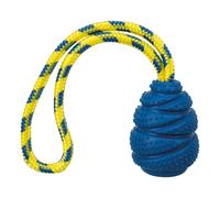 pour chien - Sauteur sur corde flottant en caoutchouc naturel Trixie Jaune TU