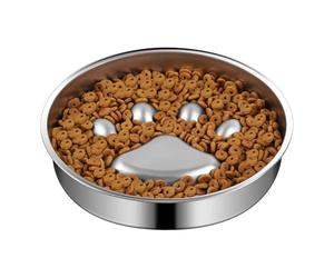 pour chiens | en acier avec chemin à labyrinthe, antidérapant pour aliments - pour contrôle du poids, entraînement comportemental, coin repas, appartement, maison, cuisine, salon