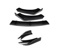 pour CHR 2019-2023 Kit Séparateurs Pare-Chocs Avant Extensions Becquet Ailerons Requin À Angle D'enroulement Arrière Lèvre Pare-Chocs Avant(Carbon Fiber Look a)