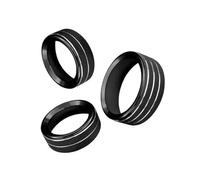 Pour Chrysler 200 300 300s 2015-2024 Air Conditionné Volume Radio Button Knob Cover Bouton climatisation(Noir)