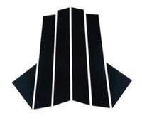 pour Chrysler 300 300C 2005 2006 2007 2008 2009 2010 Poteaux Pilier Noir Kit Doublure Garniture Porte Voiture 6 Pièces(Noir)