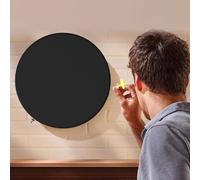 Pour cible de fléchettes de 61 cm - Housse de protection contre les intempéries en tissu oxFürd 600D avec ourlet élastique - Noir