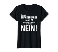 pour Citer de Shakespeares Hamlet Non T-Shirt Graphique avec Valeur