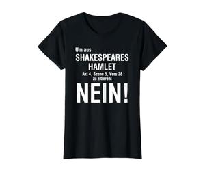 pour Citer de Shakespeares Hamlet Non T-Shirt Graphique avec Valeur