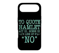 pour Citer Hamlet Acte III, Scène III, Ligne 87 - Non Coque pour iPhone Air