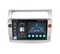 pour Citroen C4 2004-2014 9 Pouces Écran Tactile Android 12 Autoradio avec sans Fil Carplay Android Auto Support BT 5.0 Lien Miroir HiFi DSP RDS Dab GPS Navi SWC Caméra De Recul(B,500S)