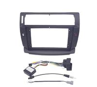 pour Citroen C4 LA LC pour C-Triomphe pour C-Quatre 2004-2014 Cadre D'adaptation pour Façade D'autoradio 9 Pouces PYPFQUMQGR(Black with Cable)