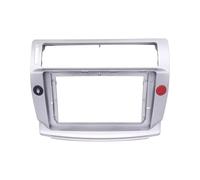 pour Citroen C4 LA LC pour C-Triomphe pour C-Quatre 2004-2014 Cadre D'adaptation pour Façade D'autoradio 9 Pouces PYPFQUMQGR(Only Silver Frame)