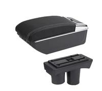 Pour Citroen Pour C-elysee Accoudoir Boîte De Rangement Pièce Rénovation Intérieure Dédiée Accessoires De Voiture Accoudoirs Central Console(D white line 7USB)