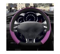 pour Citroen pour DS3 pour DS 3 PU Cuir Antidérapant Voiture Volant Couverture Auto Accessoires Housse Volant Voiture(Violet)