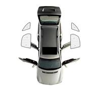 pour Citroen Xsara Picasso 2000 2001 2002 2003-2010 Housse De Protection Complète Pare-Soleil Pare-Brise Protection Anti-UV Été(Rear Windows)