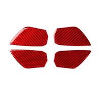 Pour Civic 10e Génération 2016 2017 2018 2019 4 Pièces Autocollant Décoratif Pour Poignée De Porte Intérieure BLNETU(Red)