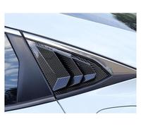pour Civic 10e Génération 2016-2020 Berline Persiennes Vitres Latérales Arrière Type « Louvers » - Cache-Garnitures Style Carbone Accessoires Auto