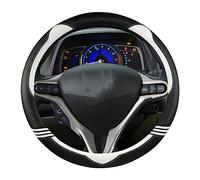 pour Civic 2004 2005 2006 2007 2008 2009 2010 2011 2012 2013 2014 Couverture Volant Voiture Pièces Auto Housse Volant Voiture(Blanc)