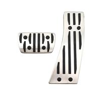 Pour Civic 2005 2006 2007 2008 2009 2010 2011 Carburant Frein Repose-pied Pédale Pad AT MT Embrayage Couvercle Acier Inoxydable(For AT style 2)