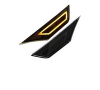 Pour Civic Pour Berline Pour Hatchback 2016 2017 2018 2019 2020 2021 Feux De Pare-chocs Avant Latéraux À LED Fumés Lot 2 Clignotant Rétroviseur Indicateur(Yellow Lights)