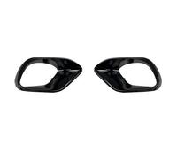 pour CLA W118 C118 Cla45 pour AMG 2020 2021- Lèvre Avant Pare-Chocs Capot latéral feu antibrouillard Couvercle becquets Pare-Chocs Avant(Fog Lamp Black)