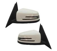Pour Classe C W204 C180 C280 C300 2006-2013 Ensemble Rétroviseur Latéral Automatique Lampe Clignotant Rabattable Électrique 2048104076 Rétroviseur mécanique(A Left and Right)