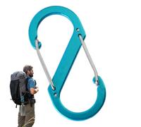 pour clés - Porte-clés de verrouillage robuste, équipement de camping multifonctionnel en plein air, accessoire de sac à dos et de voyage, outil utilitaire de transport quotidien, clip port
