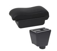 pour Clio 4 3 III IV Accoudoir De Voiture Boîte De Rangement Support Cendrier Accessoires De Surface Incurvée Boîte Rangement D'accoudoir(B2 Black Line 3USB)