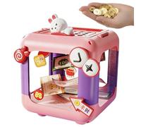 pour - Coffre-Fort à Mot de Passe Mignon à Thème Cartoon,Coffre-Fort Enfant pour Fille,pour l'Éducation Précoce, Les Anniversaires et Les Fêtes de