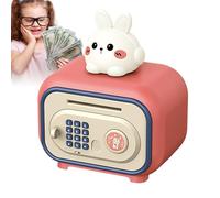 pour, Coffre-Fort ATM avec Verrouillage Automatique par Mot de Passe et Empreinte Digitale - Porte-Monnaie - pour Noël et Anniversaire, de 4 à 10 Ans, Filles et garçons