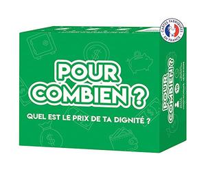 Pour Combien? | Quel est Le Prix de ta Dignité? | Serais-tu Prêt à Tout pour de l’Argent? | Jeu 400 Cartes Humour Noir | Jeu de société Apéro & Soirée | Fabriqué en France | OriginalCup®